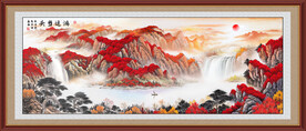 鸿运当头国画