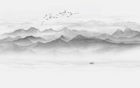 意境水墨山水