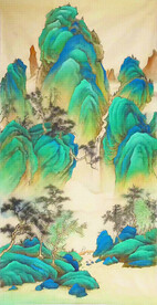 办公室客厅山水挂画