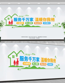 物业公司文化墙