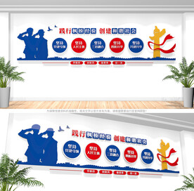 新时代枫桥经验公安文化墙