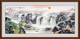 中堂山水画
