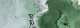 水墨丝绸印花