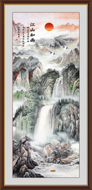 玄关山水画