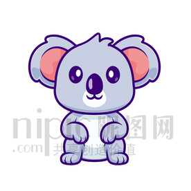 可爱卡通考拉熊