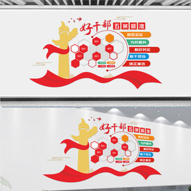好干部五条标准文化墙