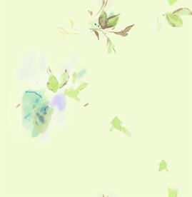 水彩花