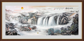中堂山水画