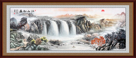 山水国画风景画