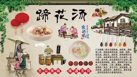 蹄花汤背景墙