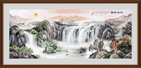 客厅山水画