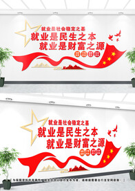 劳动局文化墙
