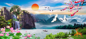 山水风景画
