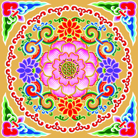 藏式花纹