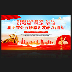 和平共处五项原则发表70周年