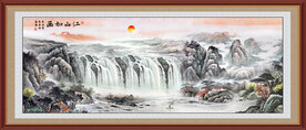 办公室山水画