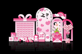 七夕情人节美陈