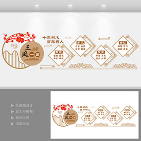 一训三风文化墙