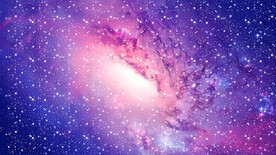 紫色梦幻星空