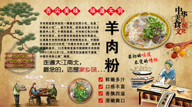羊肉粉背景墙
