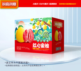 柚子包装 蜜柚礼盒