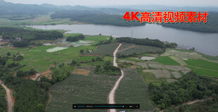 乡村航拍素材