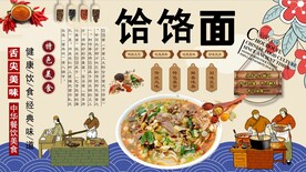 饸饹面背景墙