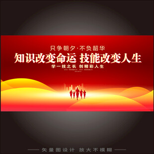 职业教育宣传海报