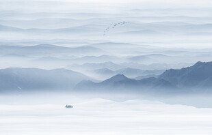 群山远山背景图