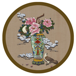 牡丹花瓶