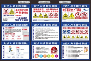 施工工地安全提示牌