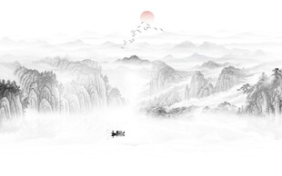 国画水墨画