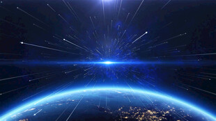 科技蓝大气形象展示