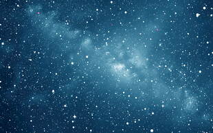 蓝色星空星云背景