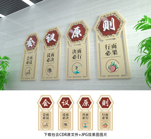 会议室展板