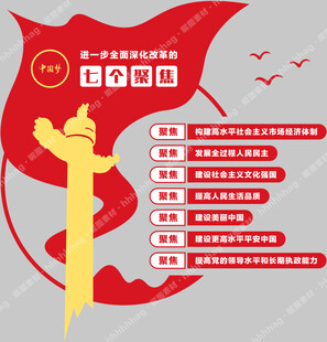 七个聚焦展板