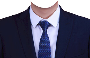 男西装证件照衣服素材