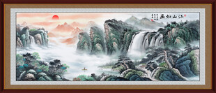聚宝盆风水画