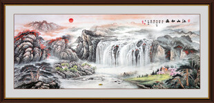 中堂山水画
