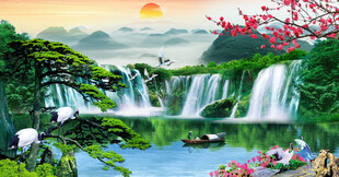 山水风景画