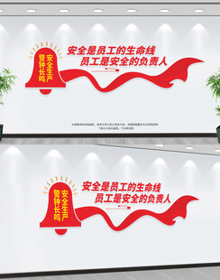 企业工厂安全标语文化墙