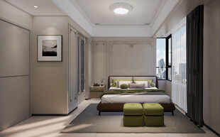现代简约风格卧室空间