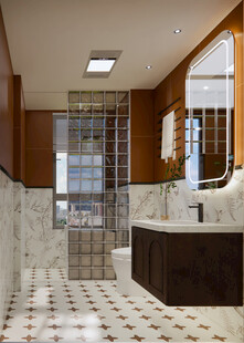 现代风格豪华浴室设计