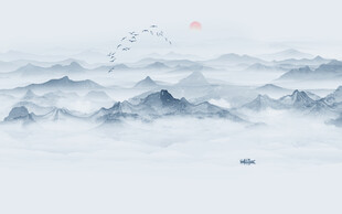 新中式水墨画