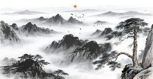 水墨画国画