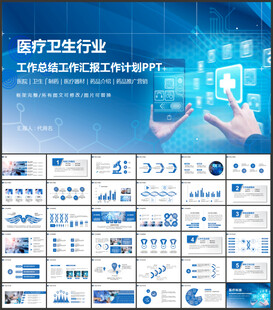 医疗卫生生业总结计划汇报PPT