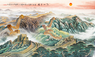 长城背景画