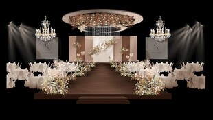 浪漫婚礼现场布置