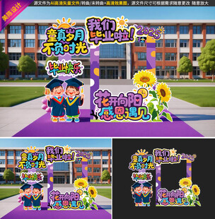 幼儿园毕业拍照框