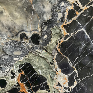 黑色大理石纹理特写